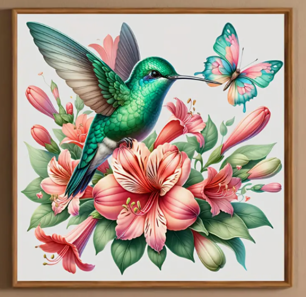Diamond-Painting--Kolibri